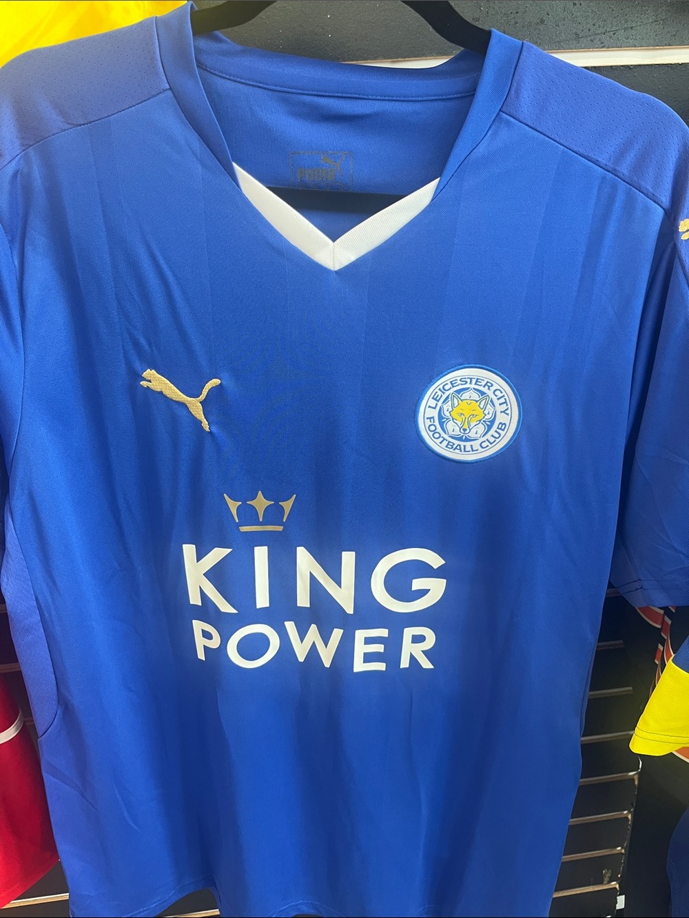 Mahrez Blue Leicester City King Power Jersey